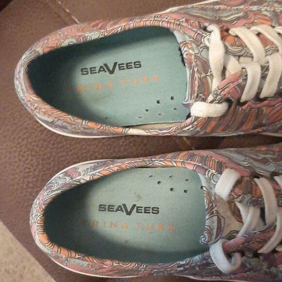 Seavees Legend Trina Turk Floral shoes 7 - Picture 4 of 7